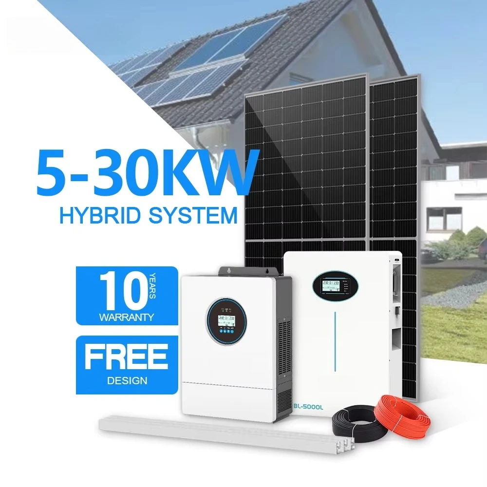SNADI 5KW 10KW Hybrid Solar System Complete Solar Kit Off Grid Solar System for Home with Battery Included