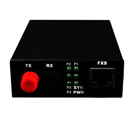 pcm multiplexer 4 ch fxo/fxs telephone pots over fiber converter