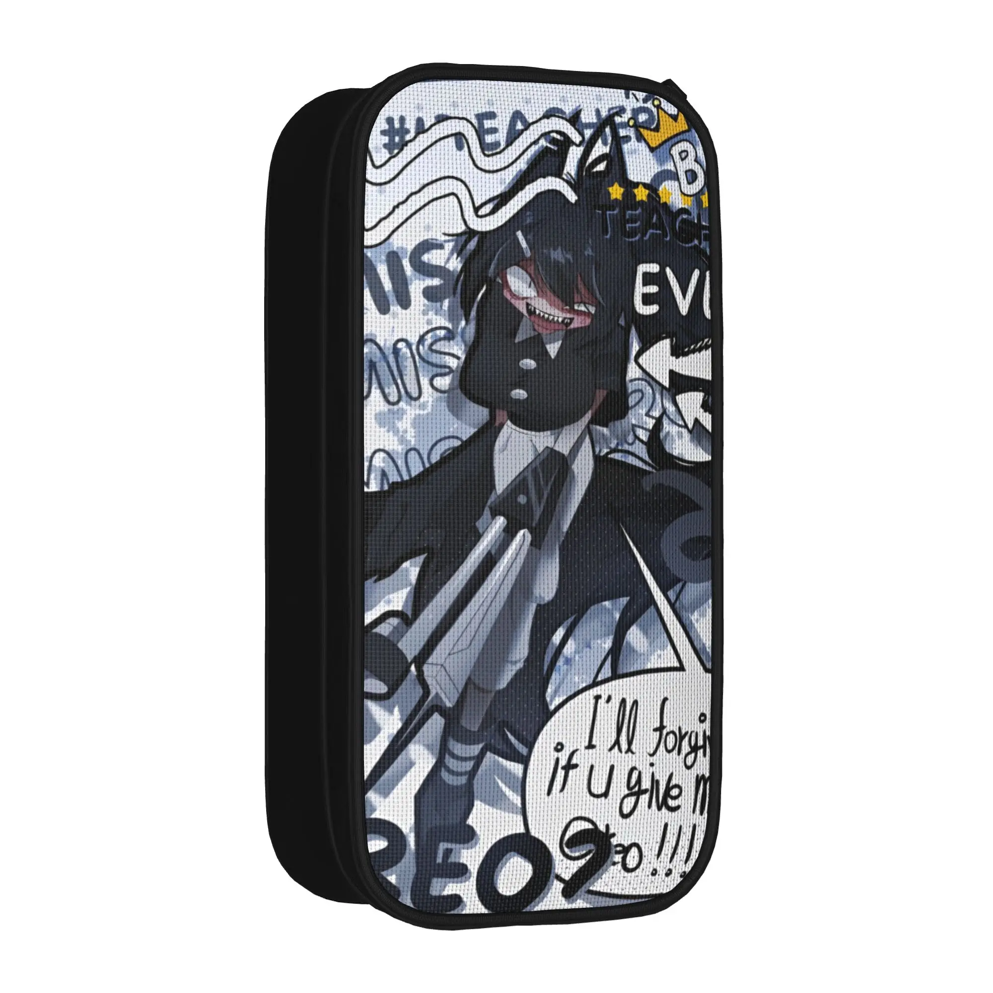 Classic Fundamental Paper Education Miss Circle Pencil Case Cartoon Game Pencilcases Pen Holder Pencil Bags Zipper Stationery