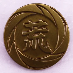 Yakuza Badge The Arakawa Family Crest Symbol Button Game Enamel Pin Vintage Brooch Jewelry