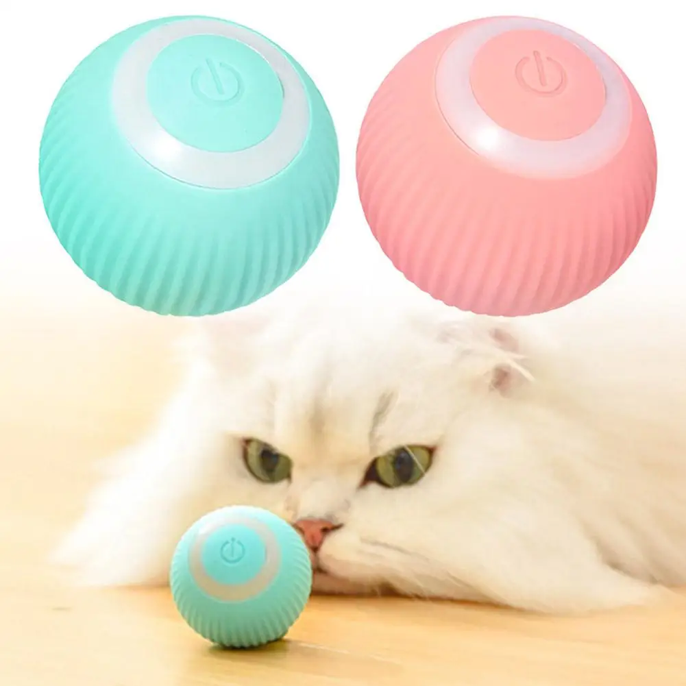 Gravity Intelligent Rolling Ball Pet Electric Toy Bite-resistant Self-Enjoying Relieving Boredom Automatic Rolling For Cats M1O9