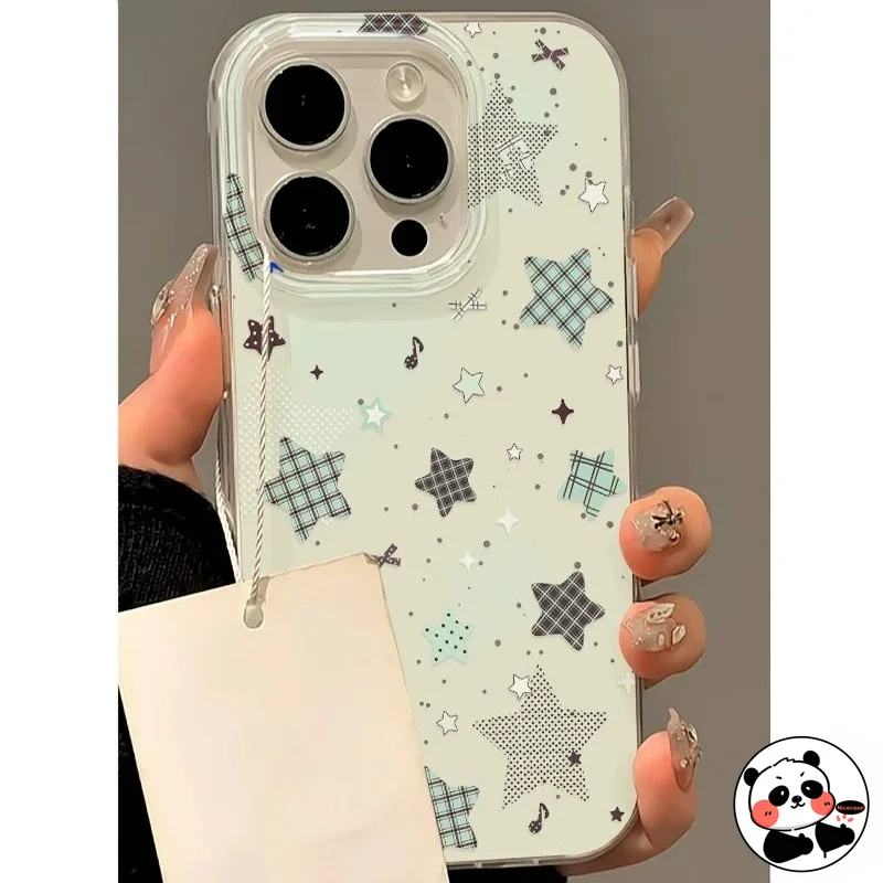 Cute Star Casing For Samsung Galaxy A17 A16 M16 F16 A15 M15 F15 A14 M14 F14 A13 M13 A12 M12 F12 A11 A10S M10S Cover