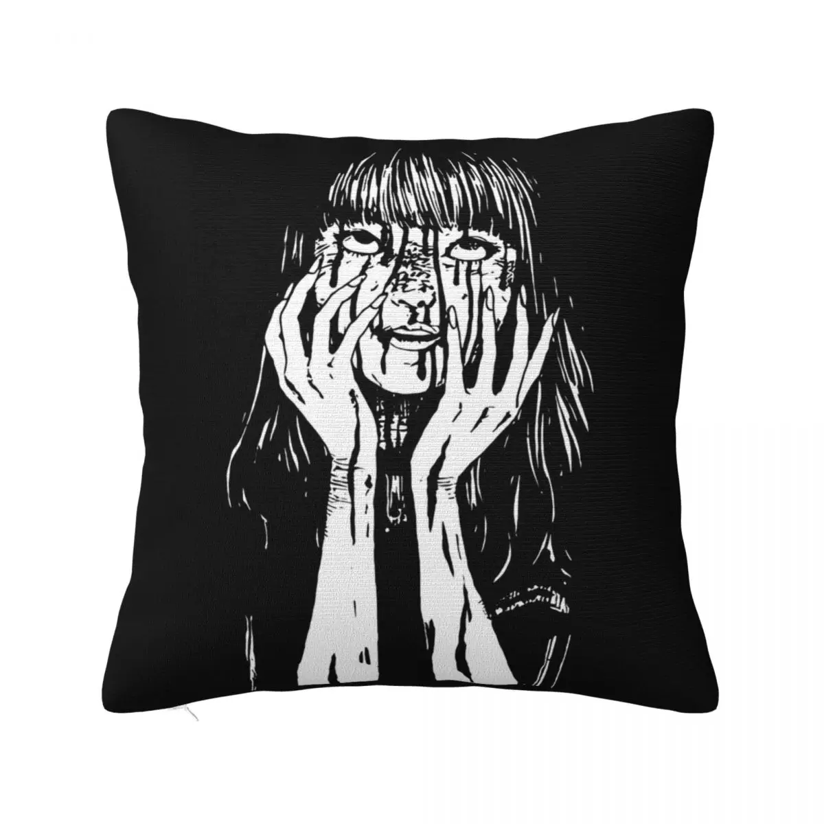 

Men Junji Ito Anything But A Ghost Junji Ito Women Tees Top Popular Style Spring Cool Pillow Case