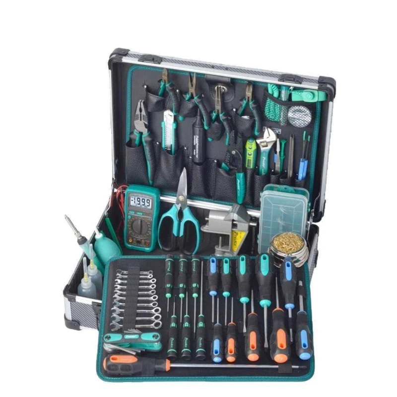 -1900NH professional electronic maintenance hardware tools 63 pieces multimeter electrician special tool set