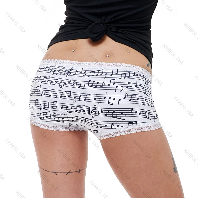 Punk hip-hop rock sexy spicy girls style lace bow mini shorts summer Europe and America trendy fashionable versatile mini shorts