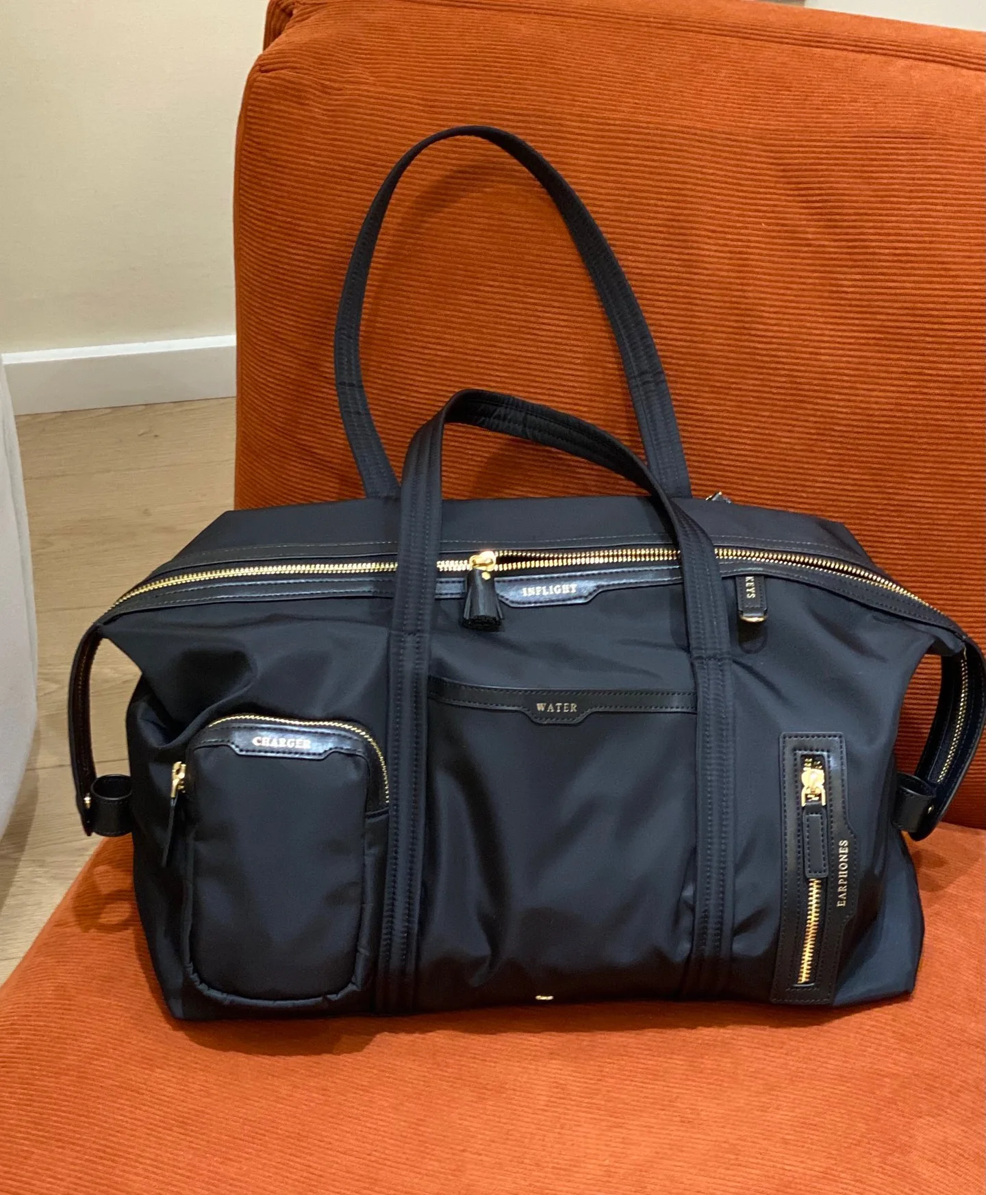 2025 New AnYa Large Capacity Handheld Short Trip Waterproof Travel Bag Fashion Fitness Sports Bag Single Shoulder Luggage Bag