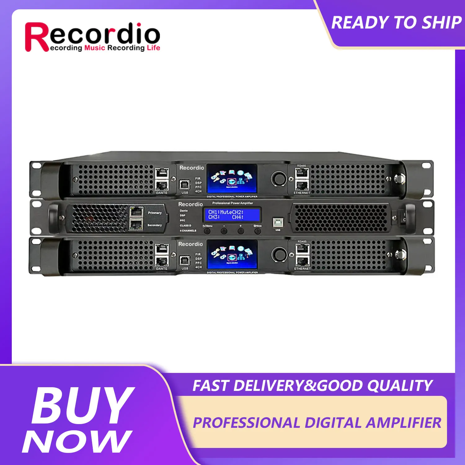 

GAP-DP2000 Professional 2-channel 800W Digital Power Amplifier With DSP Processor ClassD Audio Amplifier For Bar Performance