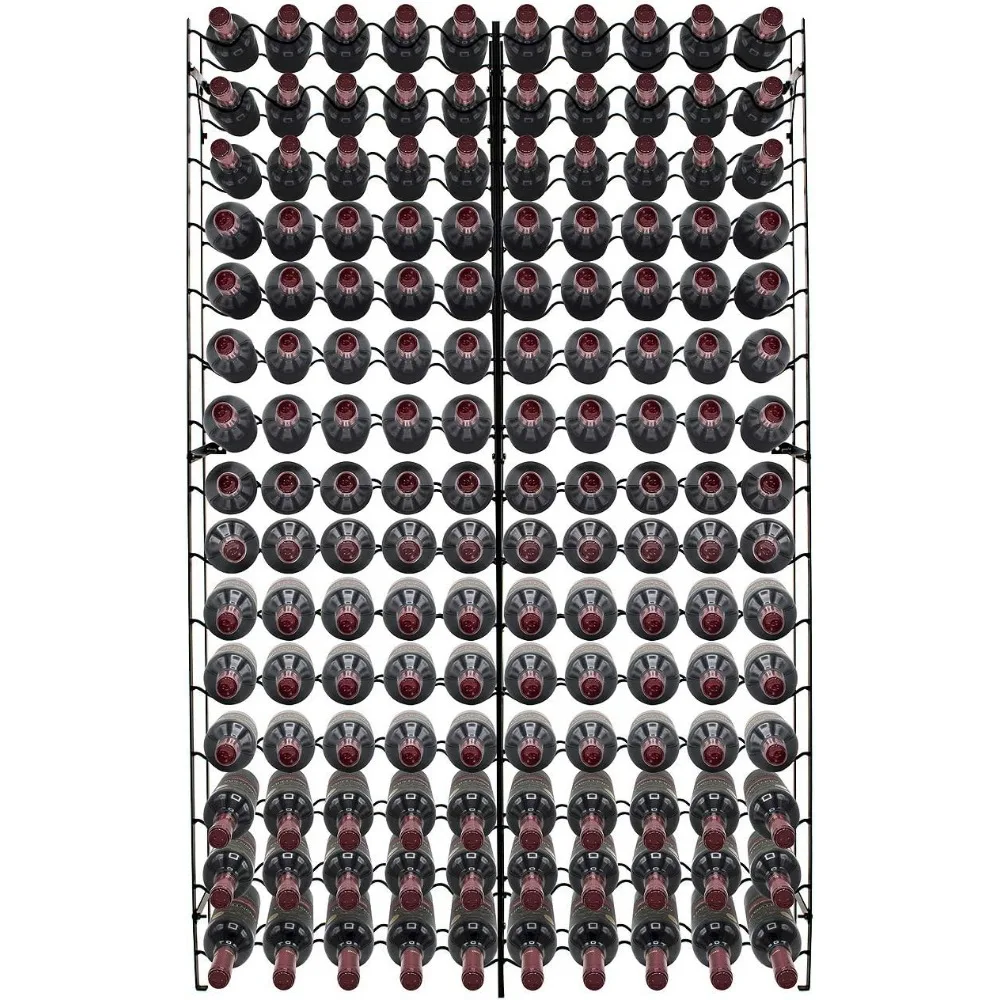 Independent Wine Rack - Suitable for Any Bar, Wine Cellar, Kitchen, Restaurant Storage Rack with A Capacity of 150 Bottles