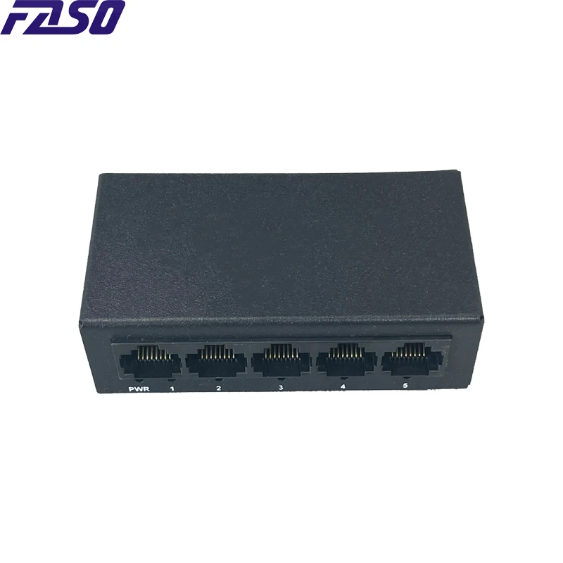 Switch Ethernet di rete Gigabit Switch Ethernet da 1000 Mb con guscio in ferro full/demi duplex a 5-8 porte Switch rapido MDI/MDIX per ufficio domestico