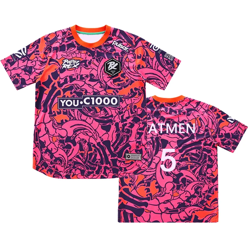Paper Rex Raptor 20252026 Jersey Series Uniform VALORANT Esports Club PRX Fashion Tees Male F0RSAKEN Streetwear fans T-shirts