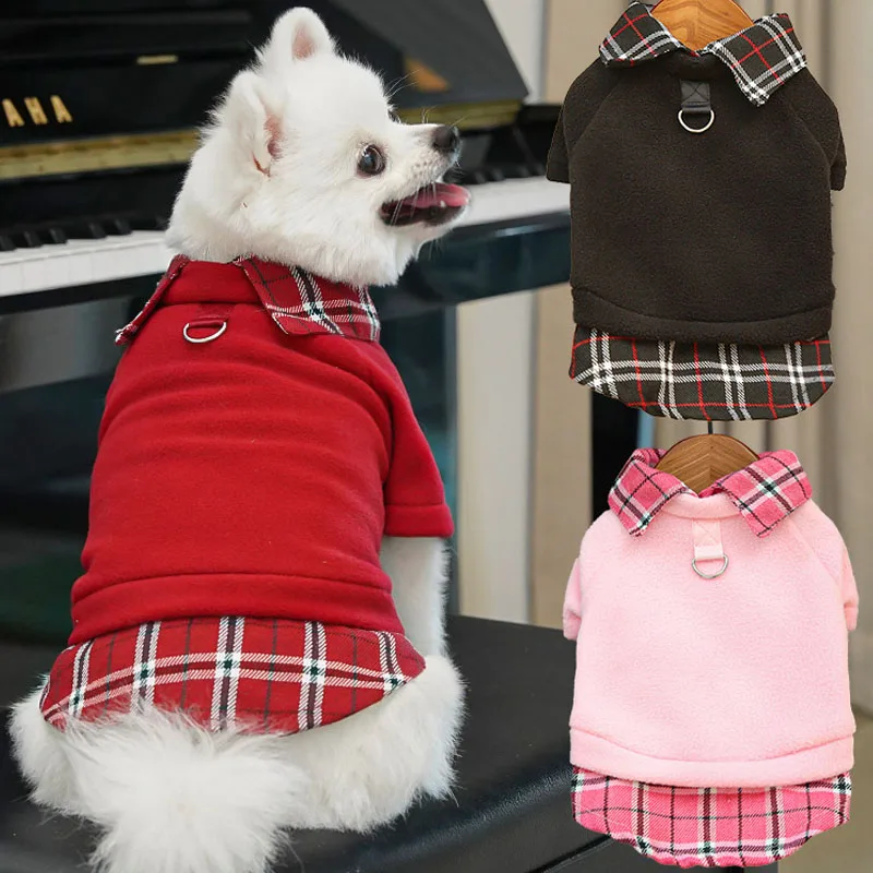 

Warm Dog Clothes Winter Fleece Pet Costume Pullover Coat Hoodies Clothes For Small Dogs Dachshund York Dog Sweatshirt Sweater XS