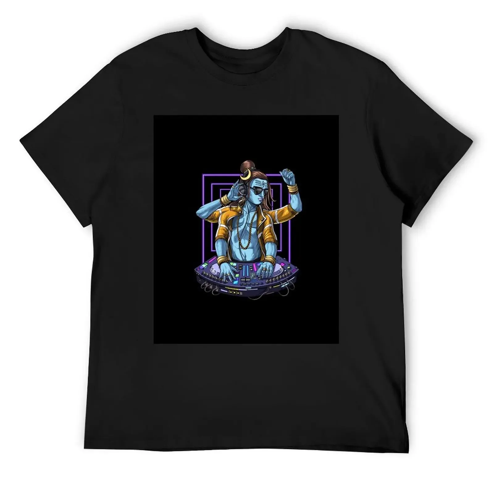 

Shiva Music DJ T-Shirt shirts graphic vintage clothes t shirts for men graphic