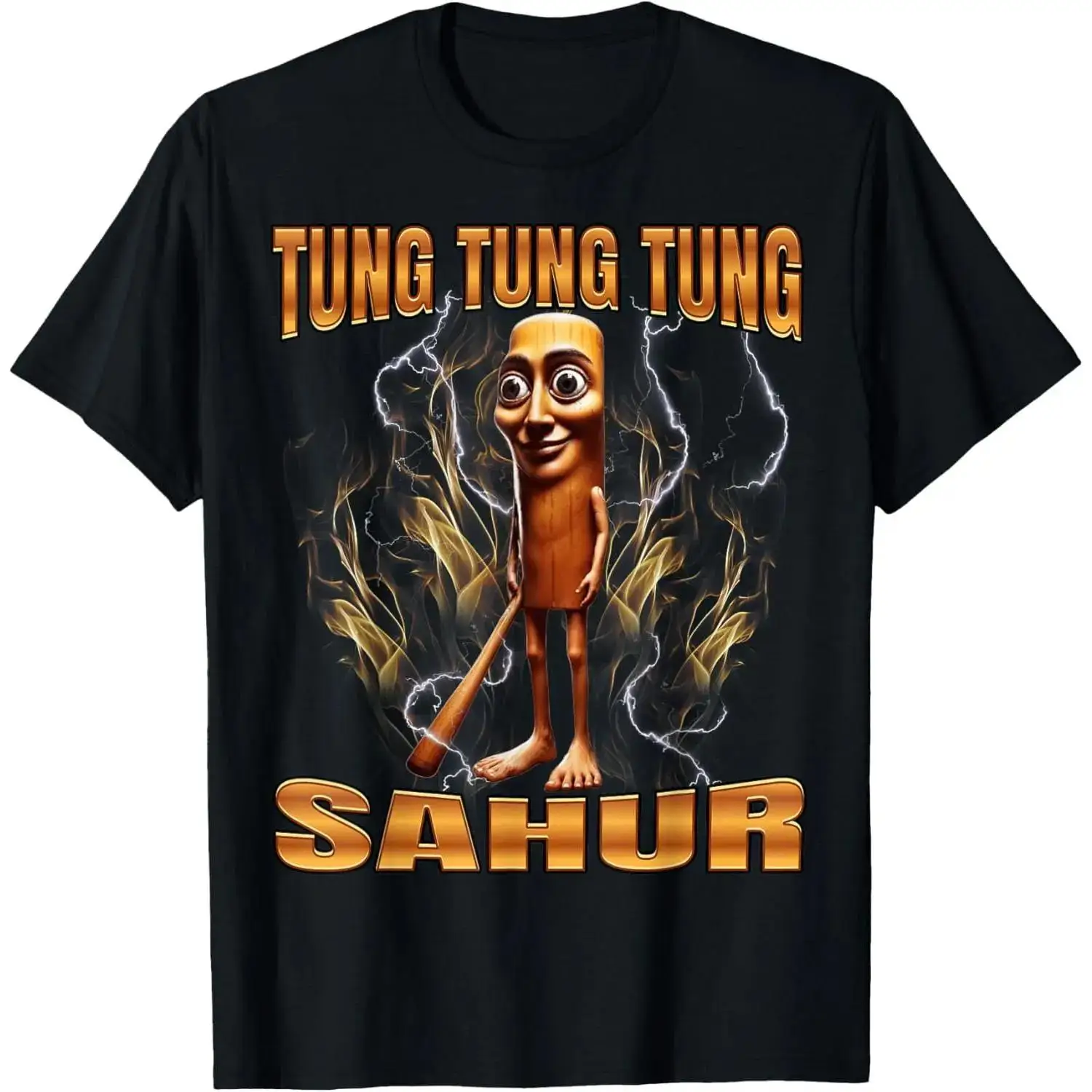 Italian Brainrot Tung Tung Tung Sahur T-Shirt Unisex S-5XL Hot Trending Shirt, Vintage Birthday Gift