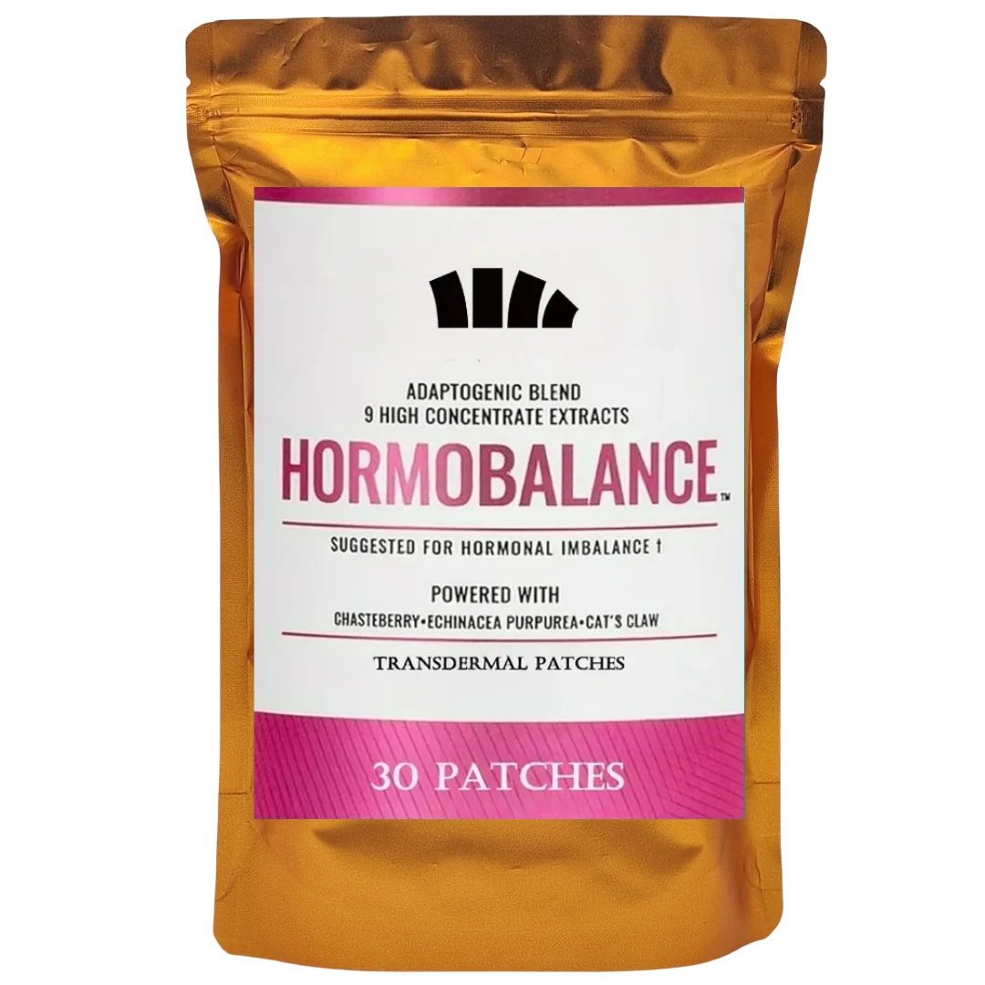 30 Patches Hormone Balance For Women Transdermal Patches - Supports All Hormonal Stages, Adaptogens Supplement