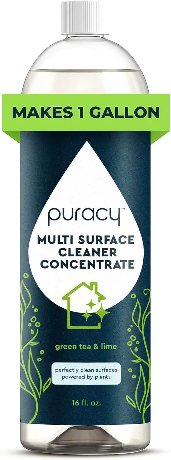 All Purpose Cleaner Concentrate Plant-Based Multi-Surface Green Tea Lime 16oz
