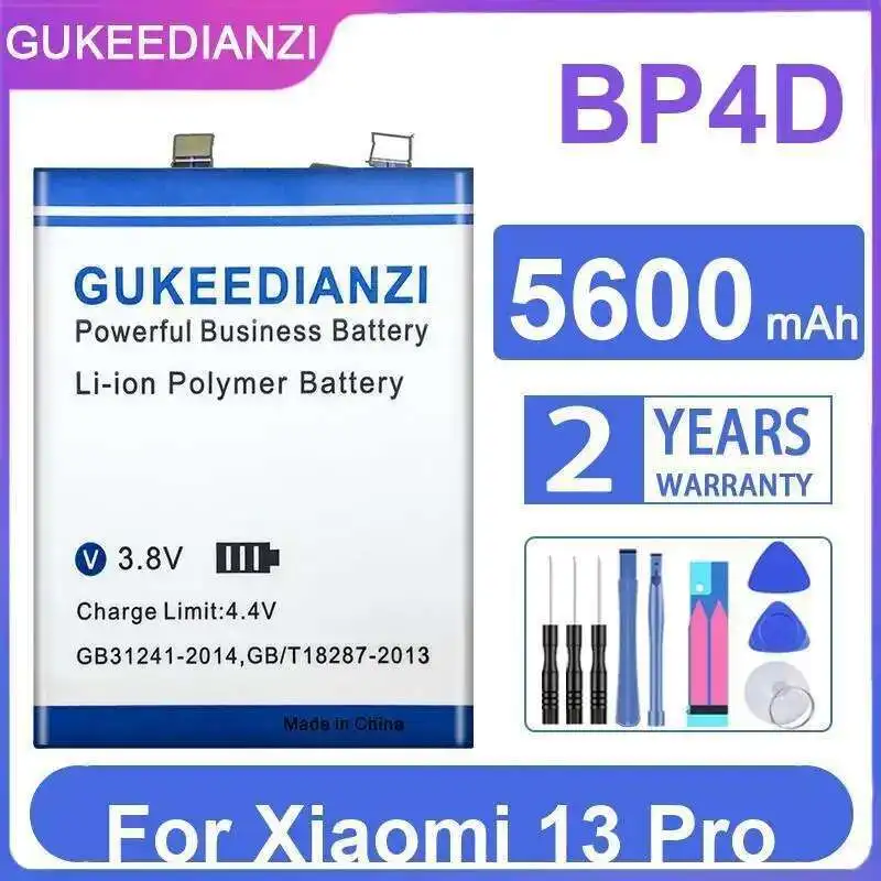 

5600Mah High Compatibility Long Lasting For Xiaomi 13 Pro BP4D Mobile Phone Battery