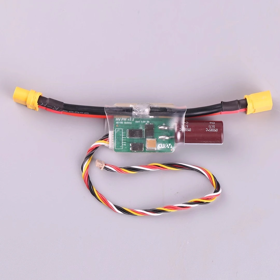 For CUAV HV PM High Voltage Power Supply Module PIX Flight Control Ammeter BEC5A Support 60v Voltage Flight Model