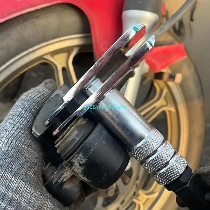 

Y1UB Universal Brake Caliper Spreader Tool For Motorcycles Adjustable Jaw 75mm Maxaximumly Lightweight 1.5kg Iron Build