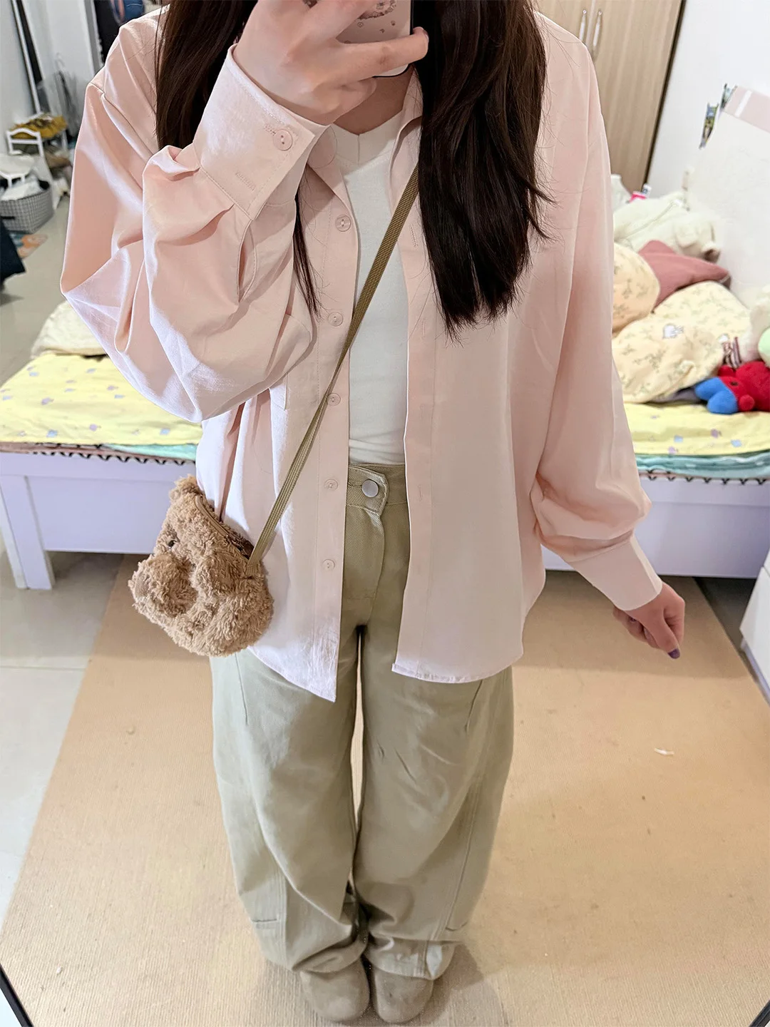 

Джинсы женские широкие, цвета хаки, с эффектом потертости, больших размеров, в американском стиле, летние, новые, в стиле BF, для повседневной носки, джинсовые брюки малого размера