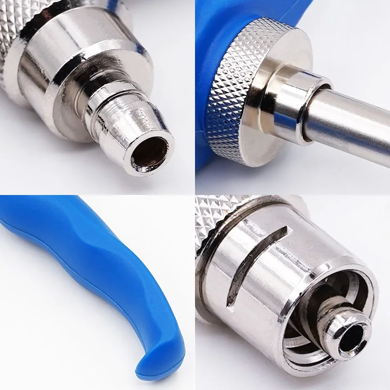 0.75Ml/2Ml Veterinary Continuous Vaccine Syringe Adjustable Quantitative Metal Continuous Syringe Livestock Veterinary Tools