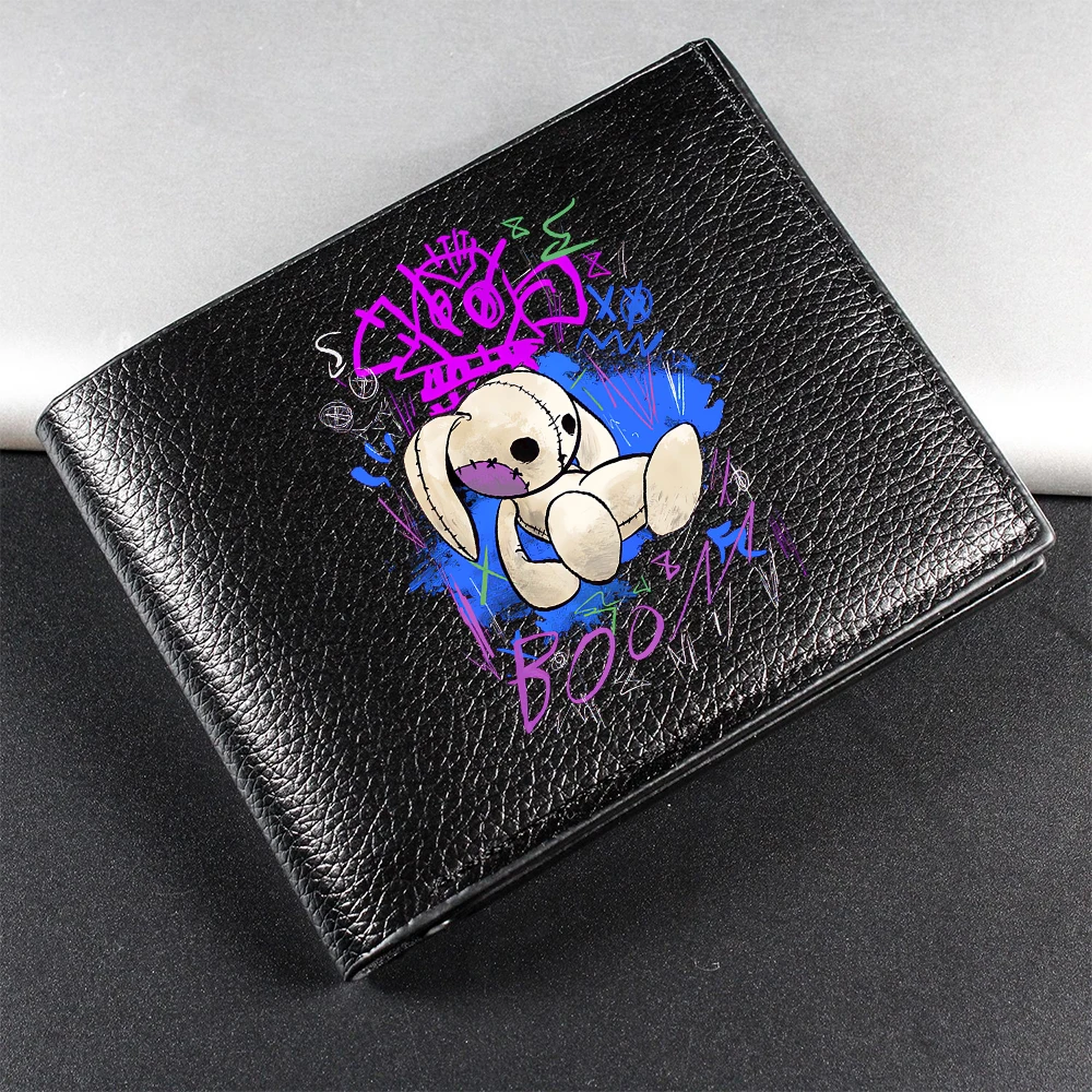 Arcane League of Legends Folding Wallet Men Casual Accessories Card Holder Adult Anime Printed Money Bag Fashion Wallets Gifts