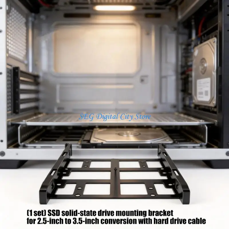 U75B SSD Hard Drive Converters Brackets Supports 2.5Inch to 3.5Inch Drive for Smooth Operations
