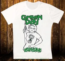 Green Kerplunk Punk Day Rock Band Retro Vintage Hipster Unisex T-Shirt 1383 Short Sleeve Outfits vintage mens designer clothes