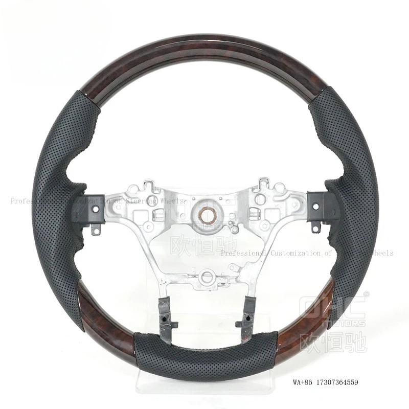 New Suitable for 15-22 Toyota Hilux models, steering wheel modification and upgrade to wood-grain pickup truck steering wheel