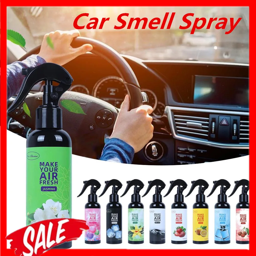 Ambientador de ar do carro cheiro spray eliminador de odor do carro spray eficaz remoção de odor do carro suprimentos de limpeza para caminhões de carro uv
