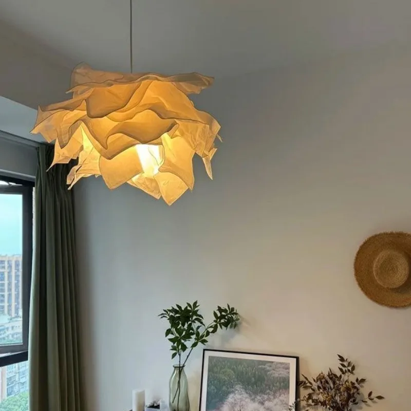 Cloud DIY pendant lamp bedroom Nordic creative personalized clothing store lighting Japanese retro art study room chandelier