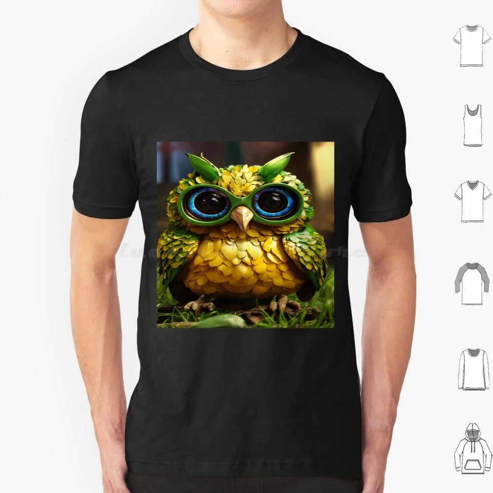 Crie Uma Onzinha Pintada Bonitinha E Fofa Com Olhos Grandes E Fofinhos , Olhando Para Frente Da Camera Em 3d T Shirt Men Women
