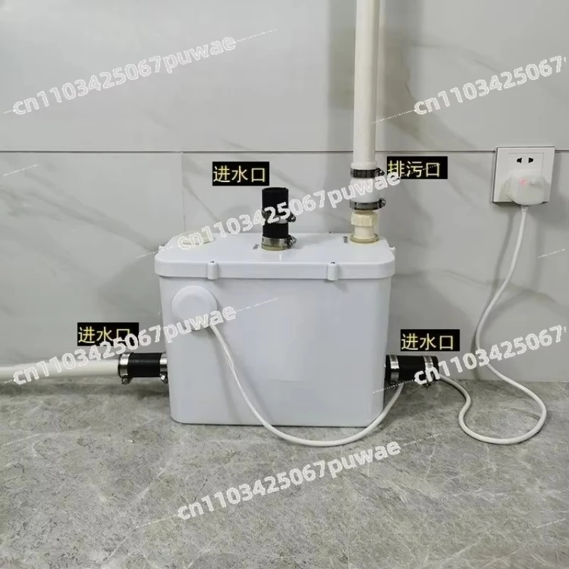 Household Crushing Sewage Lifter Shopping Mall Kitchen Bathroom Basement Villa Automatic Sewage Pump