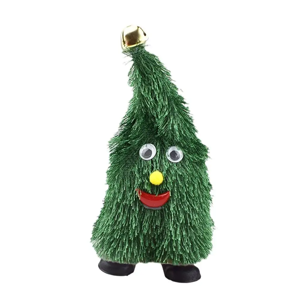 Árbol de Navidad bailando, árbol de Navidad, juguete de peluche, columpio interactivo, sombrero de árbol de Navidad animado en movimiento para niños pequeños Ki G4x1