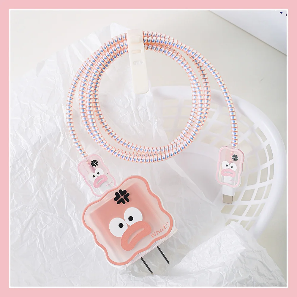 Soft Protective Case US Fast Charger Covers Cable Protector Winder Accessories For iPhone 11 14 13 15 16 17 18 Pro Max 18/20w