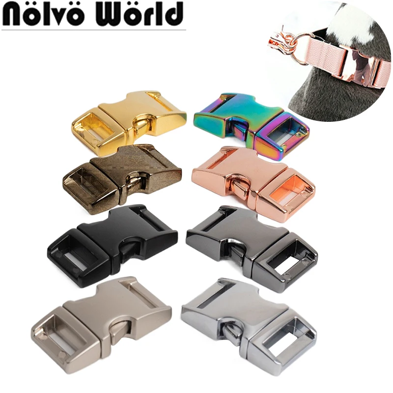 8PCS 10-15-20-25-30-38MM Metal Quick Side Release Buckles For DIY Bags Backpack Luggage Straps Webbing Hooks Outdoor Accessories