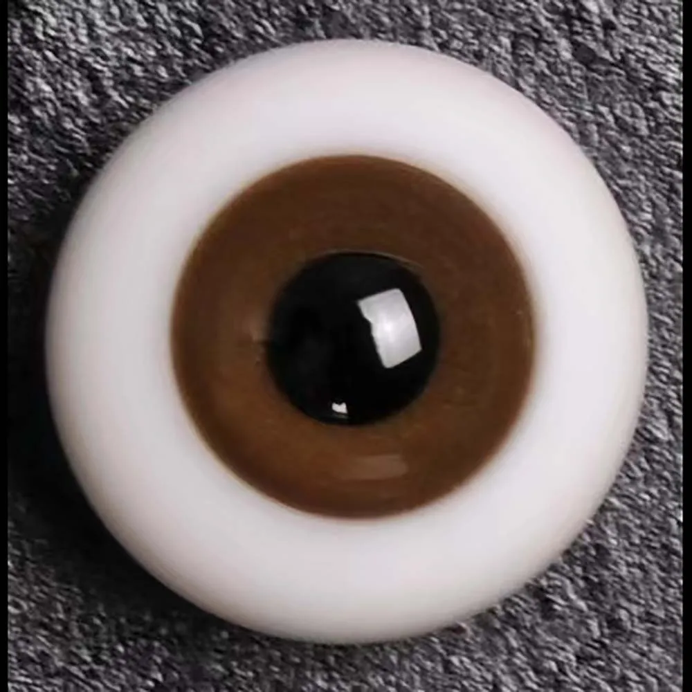 24mm Glass Eyes Brown Spherical Eye Doll Brown Eyes Movable Pure Round Eyeball Doll Toy Accessories For Itwotwo BJD Doll