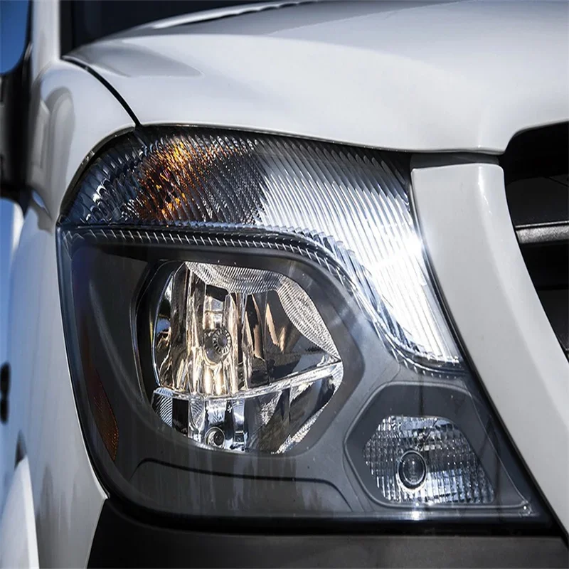Car Front Headlight Cover Glass Lamp Shell Lens Glass Caps Light Headlamp Lampshade  For Mercedes-Benz Sprinter 2016 2017 2018