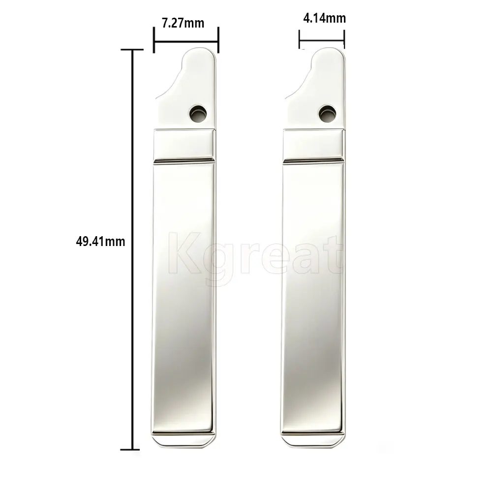 10pcs 72# VA2 VA2T 73# HU83 Original Key Blade Flip Uncut Car Key Blade For Peugeot 307 407 Citroen Renault