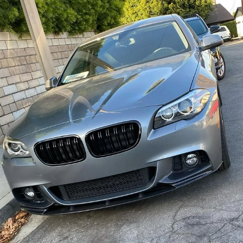 

Front Bumper Lip Splitter Diffuser For BMW 5 Series F10 F11 M Sport 2011-2017 Body Kit Spoiler Trim Tuning Splitter Cover Guard
