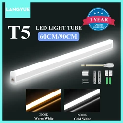 Super jasne led rurka szafka kuchenna lampa światło szafkowe 110V 0.6m świetlówka Led Bar 0.9m oświetlenie wewnętrzne do kuchni