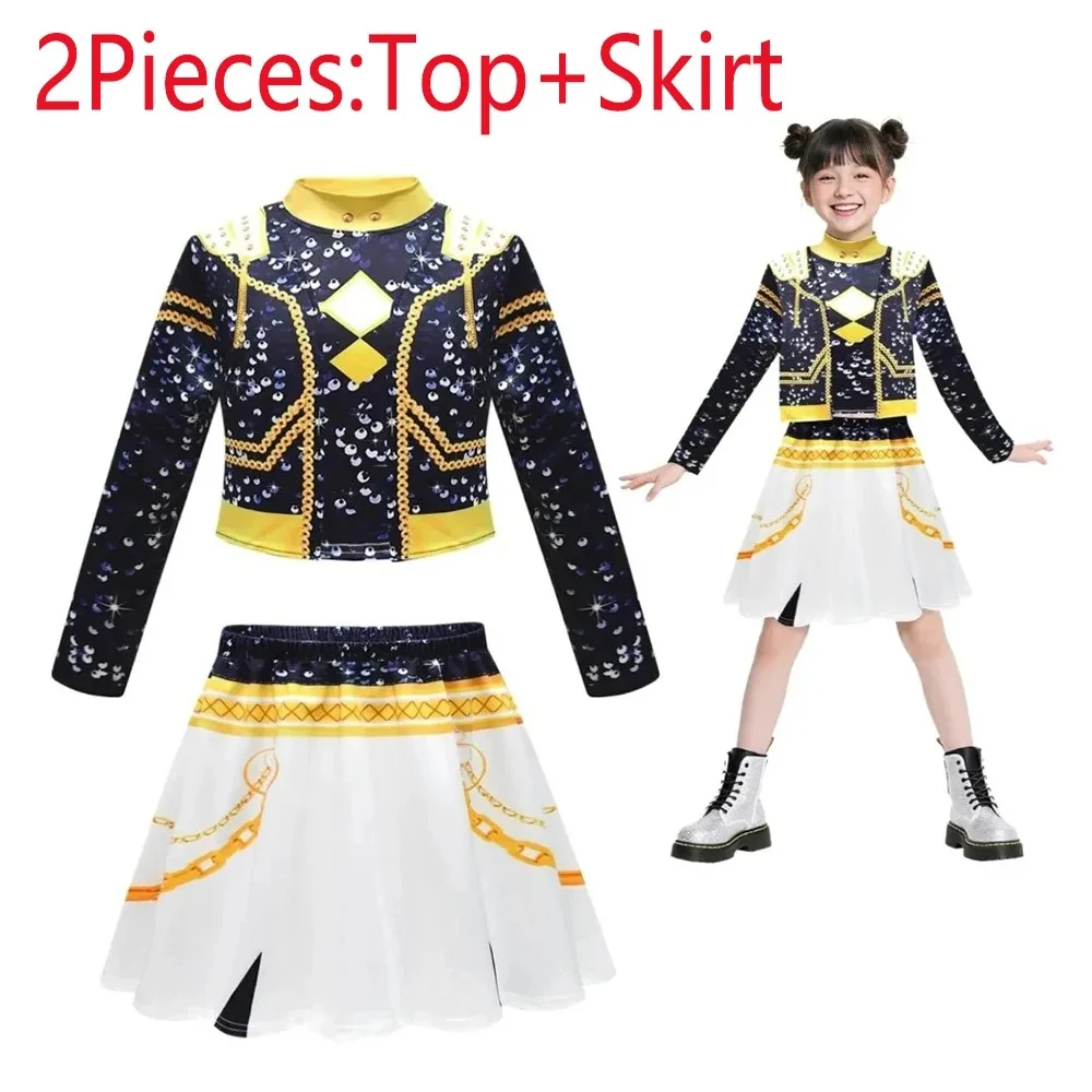 Korean Film Role-Play Clothing Girl Group Kids Costume Outfit Favorite Stage Performance Clothes Halloween Warrior Dress Up