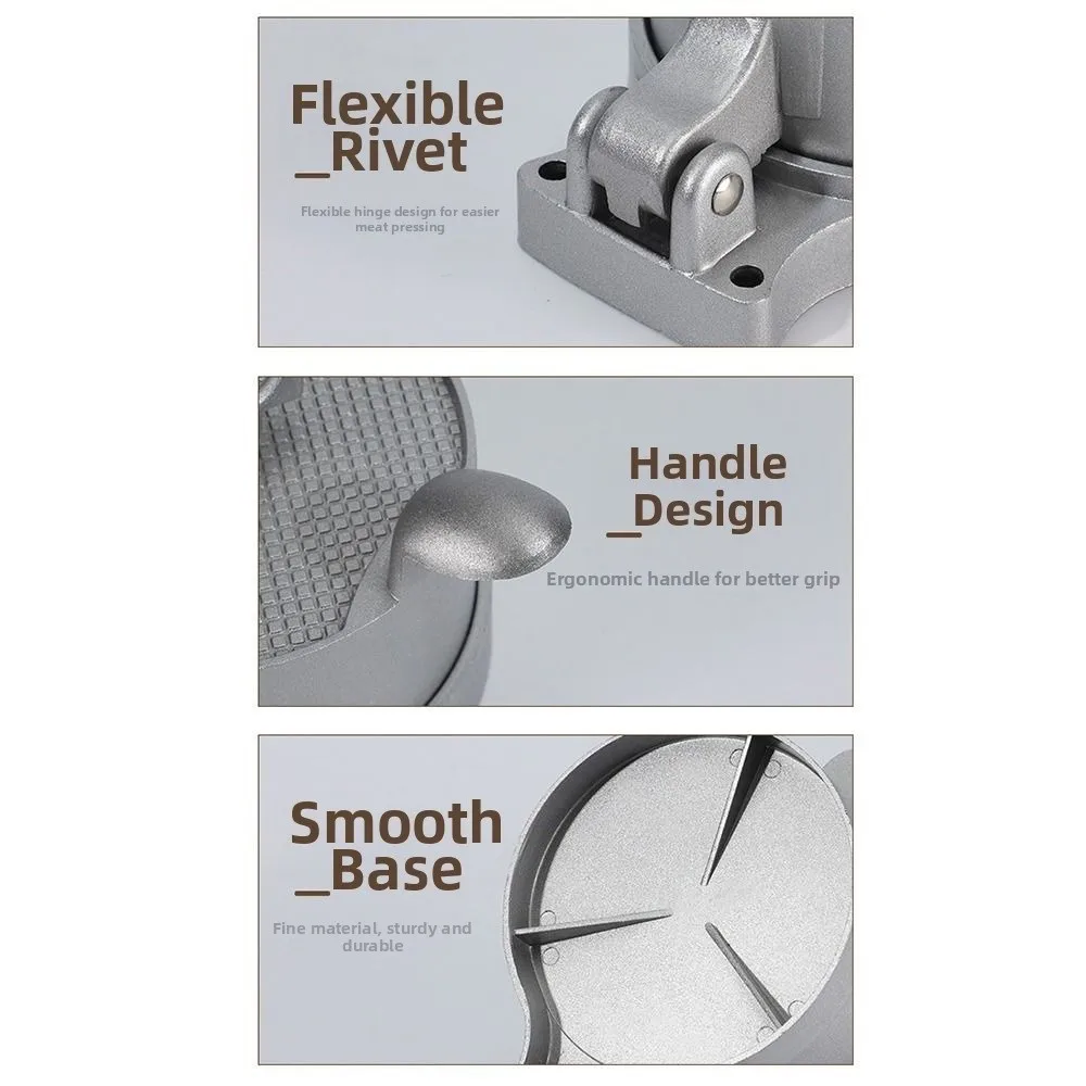 

Регулируемая толщина, машина для изготовления гамбургеров, материал из алюминиевого сплава, антипригарная поверхность, ручной пресс, машина для гамбургеров, легко чистится