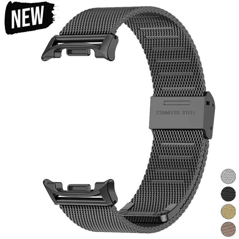 Metal Mesh Strap for Samsung Galaxy Watch 8 Classic 46mm 8 40/44mm Stainless Steel Bracelet for Galaxy Ultra 2025 47mm Watchband