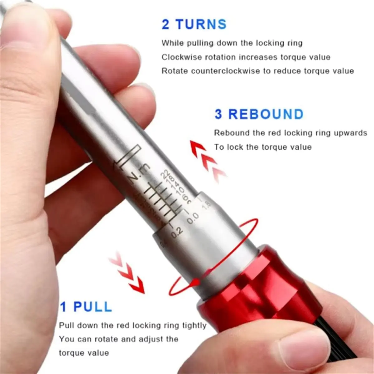 

AB31 15Pcs Bicycle Torque Wrench Set 1/4 Inch Dual Direction Bike Repair Tool Kit with Hex Keys Sockets Motorcycle Spanner