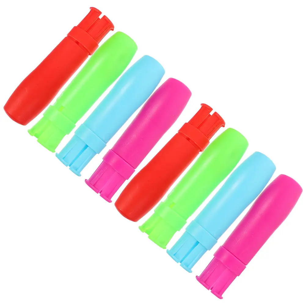 

8Pcs Plastic Chalk Holder Extension Clip for Water-Soluble Chalk Lightweight Comfortable Grip Keeps Hands Office