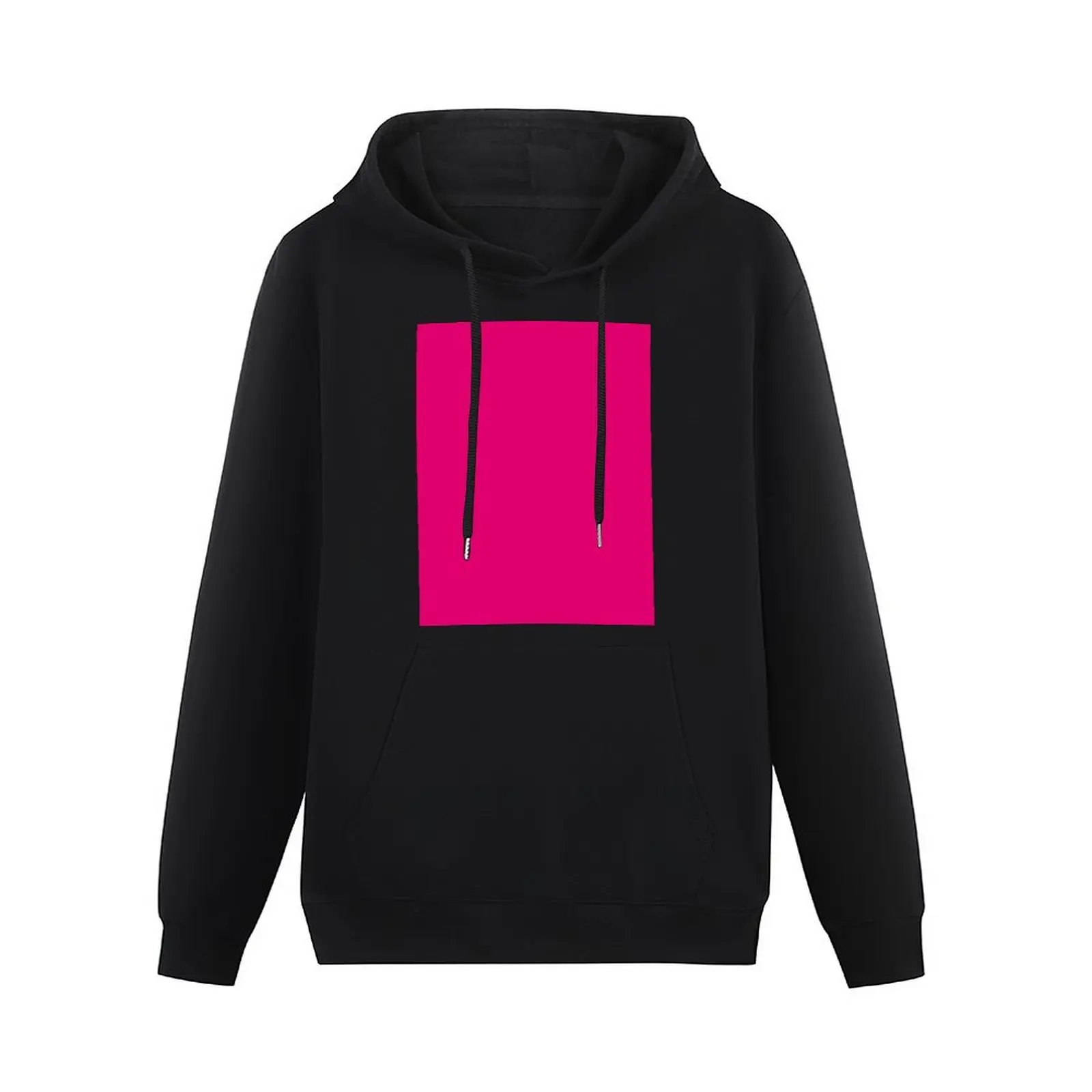 Preppy abstract solid color hot pink fuchsia Pullover Hoodie hooded shirt anime hoodie