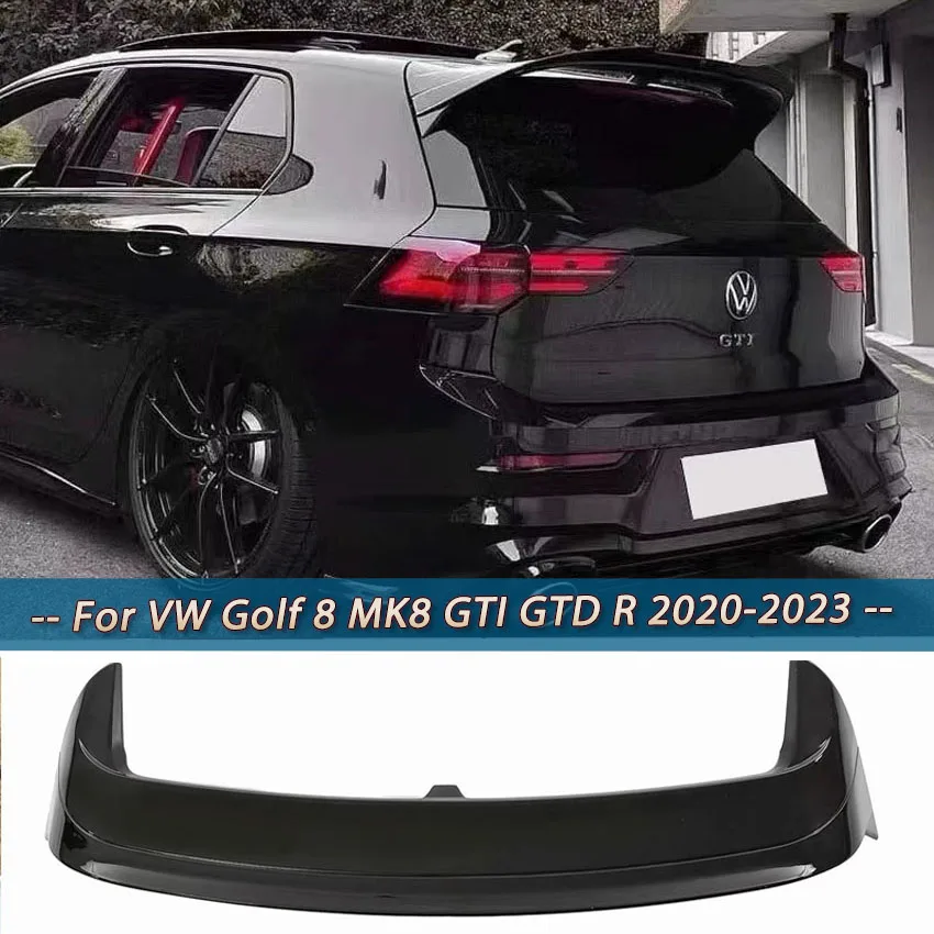 

CS ClubSport Style Roof Spoiler Wing Kit Tuning For VW Golf 8 MK8 GTI GTD R 2020 2021 2022 2023 Car Rear Trunk Boot Spoiler Wing