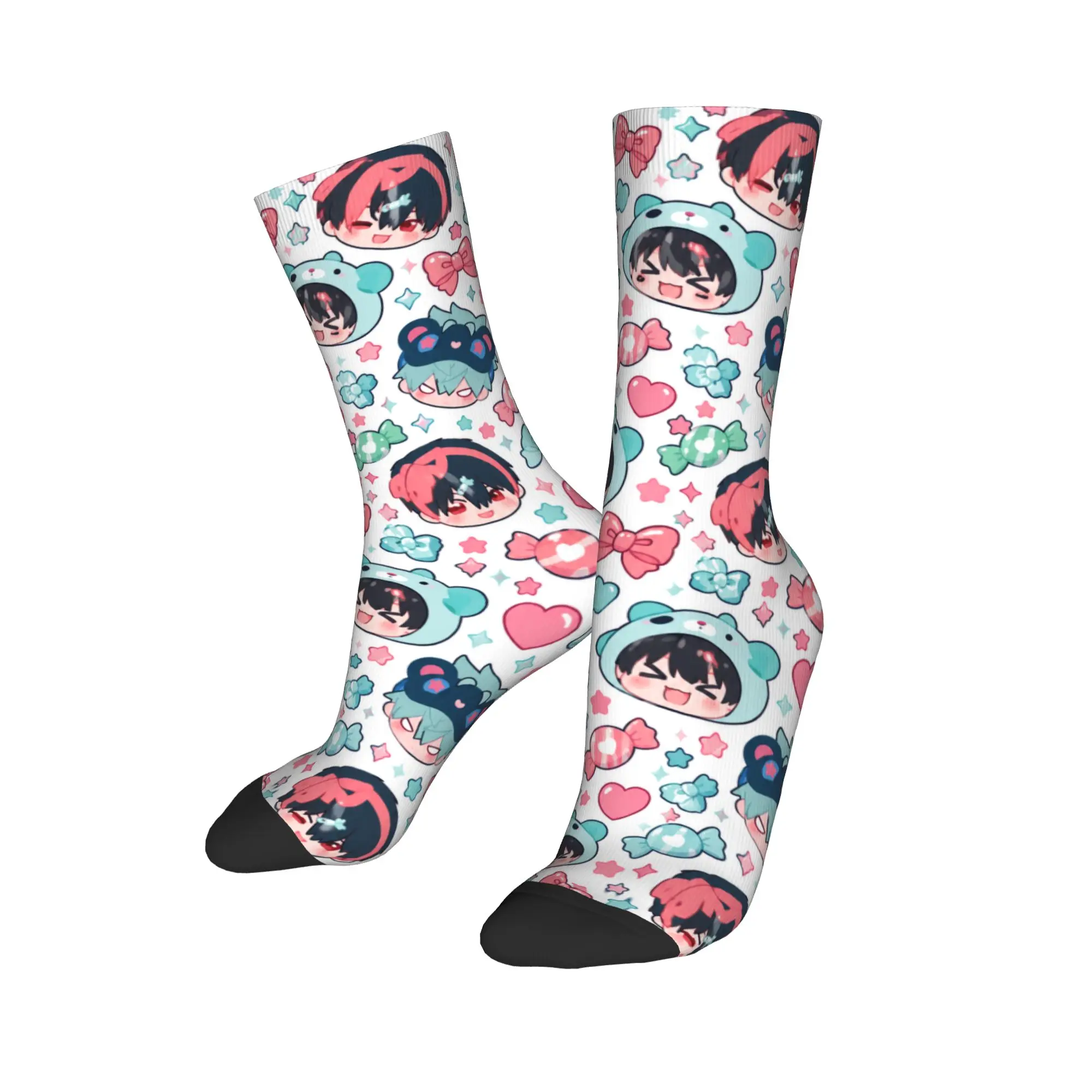 Adults Men Socks Ivantill Till Alien Stage Chibi Graphic  Stockings Anti Slip Warm Soft Socks Autumn Fashion Outdoor Socks