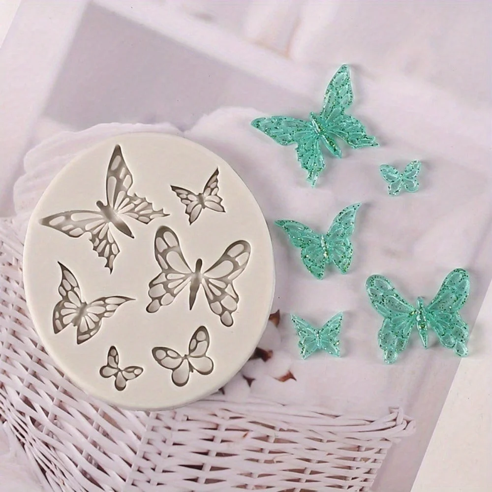 3PCS/Set Silicone Molds 3D Tree Flower Bird Form Molds Cake Fondant Decoration Tools Chocolate Candy DIY Baking Accessories