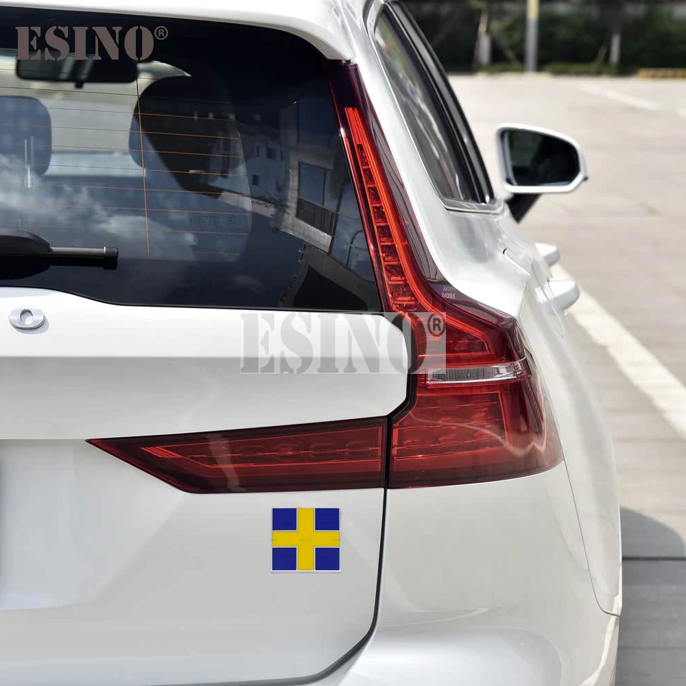 

Металлическая клейкая эмблема на задний багажник с национальным флагом Швеции, наклейка для Volvo XC40 XC60 XC70 XC90 V40 V60 V90 S40 S60 S80 S90
